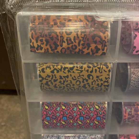 NEW Nail Foil Transfer Sticker with Leopard. New in package. - Picture 3 of 8